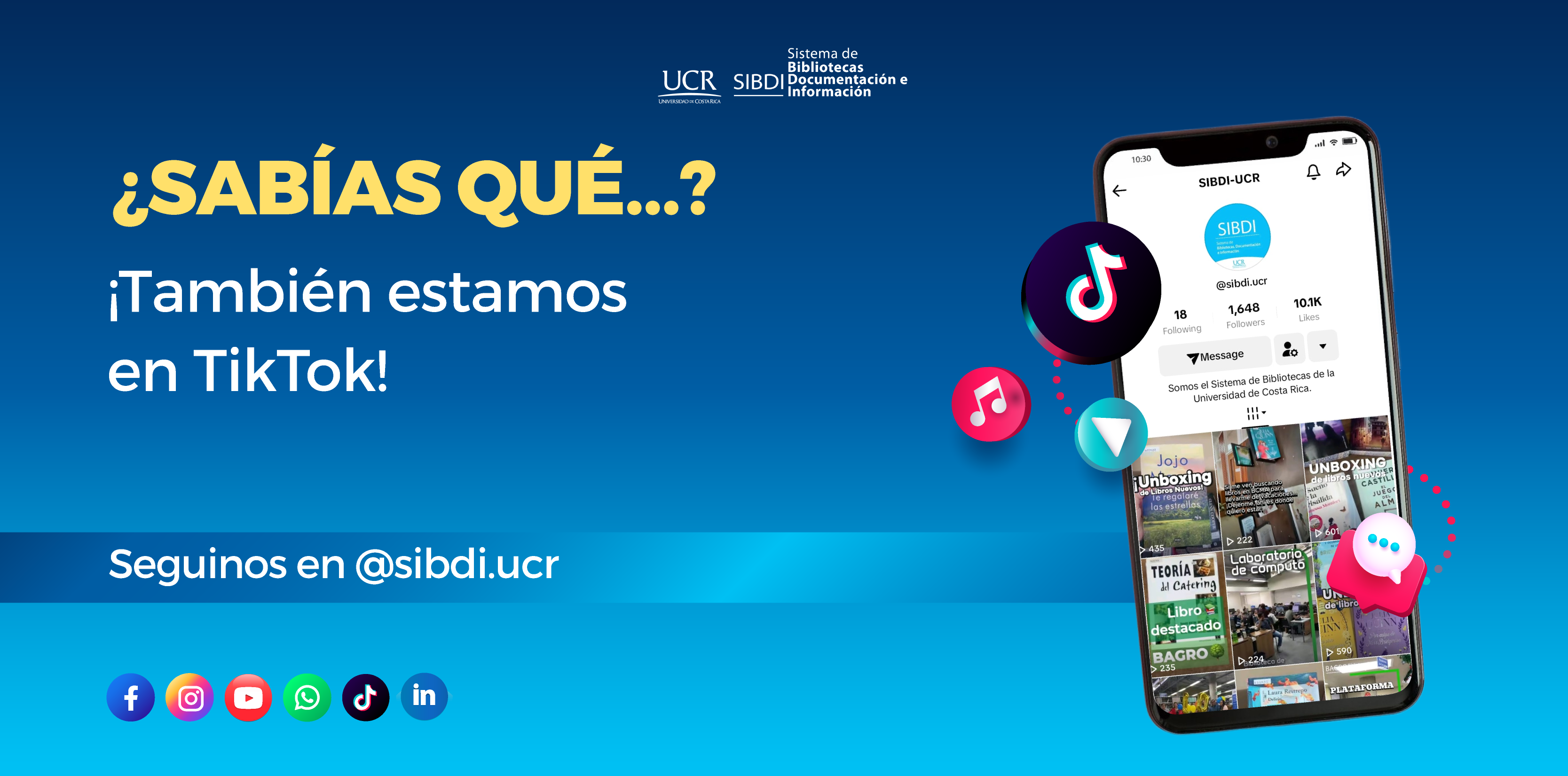 ¿ Sabías que...?Estamos en tiktok